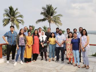 EDF's India team posing for a group photo